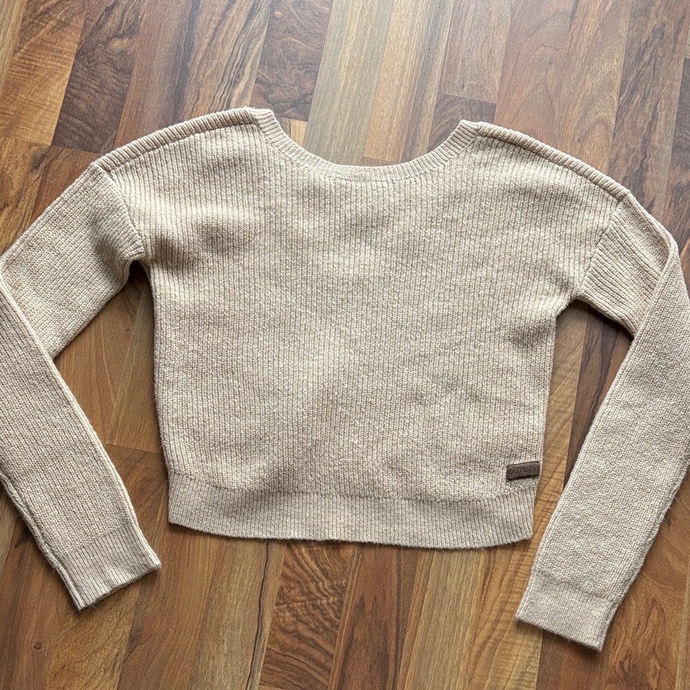 Element Women's XS Beige Crew Neck Sweater
